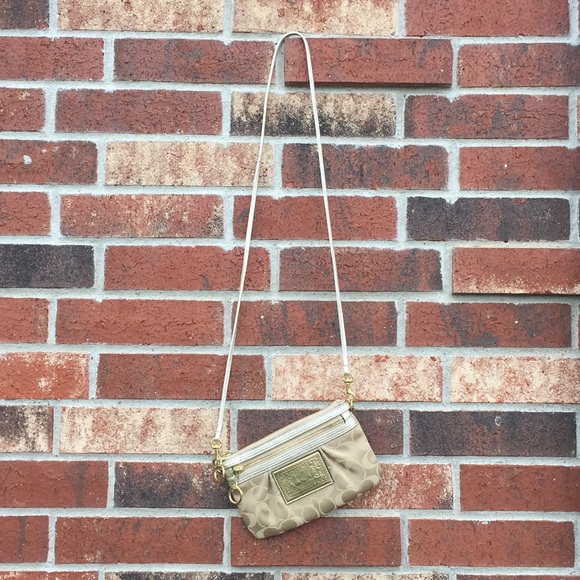 Coach Bags Coach Gold Crossbody Purse Poshmark